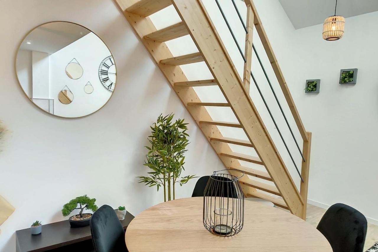 Sublime Appart Renove Duplex Centre Ville 4Pers Wifi Saint-Quentin  Exteriör bild