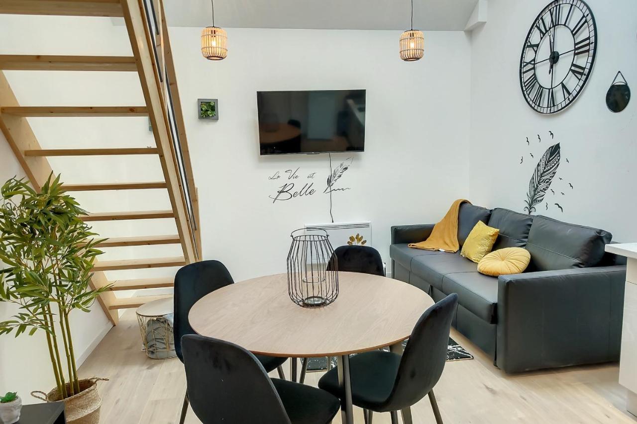 Sublime Appart Renove Duplex Centre Ville 4Pers Wifi Saint-Quentin  Exteriör bild